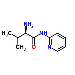 (2R)-2-amino-3-Methyl-N-2-pyridinyl-Butanamide Structure