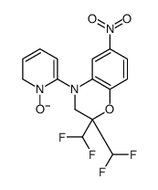 2,2-bis(difluoromethyl)-6-nitro-4-(1-oxido-2H-pyridin-6-yl)-3H-1,4-benzoxazine Structure