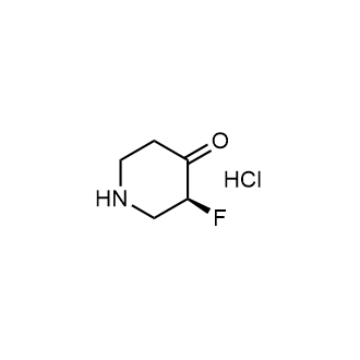 (S)-3-fluoropiperidin-4-one hydrochloride Structure