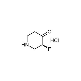 (S)-3-fluoropiperidin-4-one hydrochloride structure