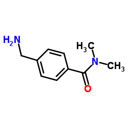 4-(aminomethyl)-N,N-dimethylbenzamide(SALTDATA: 1.27HCl 0.45H2O) structure