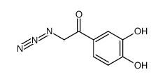 2-azido-1-(3,4-dihydroxy-phenyl)-ethanone结构式