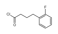 Benzenebutanoyl chloride, 2-fluoro-结构式