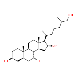 5α-Cholestane-3β,7α,16α,26-tetraol Structure