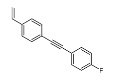 1-ethenyl-4-[2-(4-fluorophenyl)ethynyl]benzene结构式