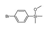 (4-bromophenyl)-methoxy-dimethylsilane结构式