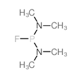 Phosphorodiamidous fluoride, tetramethyl- Structure