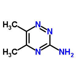 3-氨基-5,6-二甲基-1,2,4-三嗪结构式