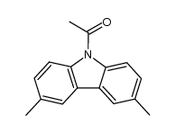 9-acetyl-3,6-dimethyl-carbazole Structure