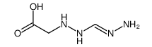 2-(2-methanehydrazonoylhydrazinyl)acetic acid Structure