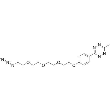 Methyltetrazine-PEG4-azide structure