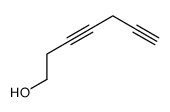 hepta-3,6-diyn-1-ol结构式