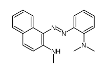 1-[[2-(dimethylamino)phenyl]diazenyl]-N-methylnaphthalen-2-amine Structure