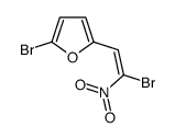 2-bromo-5-(2-bromo-2-nitroethenyl)furan结构式