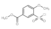 METHYL 3-(CHLOROSULFONYL)-4-METHOXYBENZOATE structure