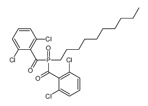 [decyl-(2,6-dichlorobenzoyl)phosphoryl]-(2,6-dichlorophenyl)methanone结构式