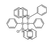 [chloro(phenyl)silyl]-[diphenylsilyl(diphenyl)silyl]-diphenylsilane Structure