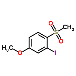 2-Iodo-1-methanesulfonyl-4-methoxy-benzene structure