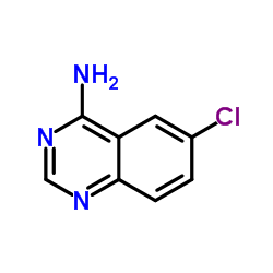 6-氯-4-氨基喹唑啉结构式