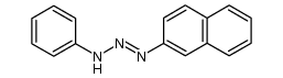 N-phenyl-N'-2-naphthyl-triazene结构式