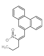 9-[(Z)-2-nitropent-1-enyl]phenanthrene结构式