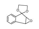 1a,6a-dihydrospiro[indeno[1,2-b]oxirene-6,2'-[1,3]dioxolane] Structure