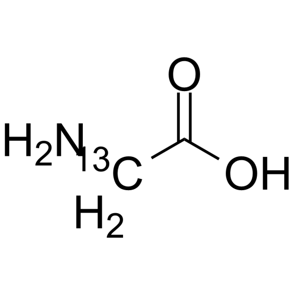 甘氨酸-2-13C结构式