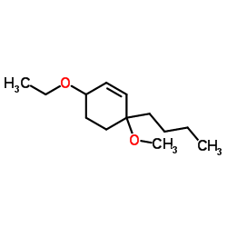 Cyclohexene, 3-butyl-6-ethoxy-3-methoxy- (9CI)结构式