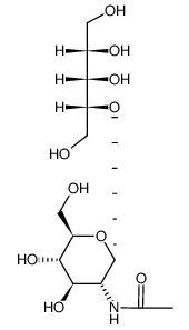 4-O-(2-acetamido-2-deoxy-beta-glucopyranosyl)ribitol picture