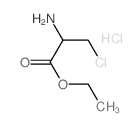 Alanine, 3-chloro-,ethyl ester, hydrochloride (6CI,7CI,8CI,9CI) structure
