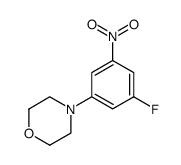 N-4-(3-fluoro-5-nitrophenyl)morpholine Structure