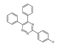 5,6-Diphenyl-3-(p-fluorophenyl)-1,2,4-triazine Structure