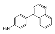 4-(4-Aminophenyl)quinoline结构式