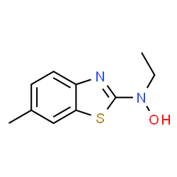 2-Benzothiazolamine,N-ethyl-N-hydroxy-6-methyl-(9CI)结构式
