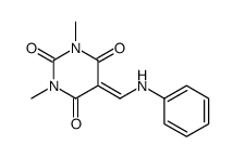 5-(Anilinomethylene)-1,3-dimethyl-2,4,6(1H,3H,5H)-pyrimidinetrion e Structure