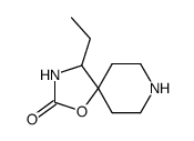 1-Oxa-3,8-diazaspiro[4.5]decan-2-one,4-ethyl-(8CI,9CI) structure