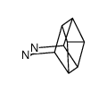 9,10-Diazapentacyclo[4.4.0.02,5.03,8.04,7]dec-9-ene结构式