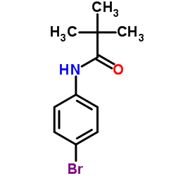 N-(4-Bromophenyl)-2,2-dimethylpropanamide structure