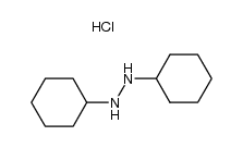 N,N'-dicyclohexyl-hydrazine, hydrochloride结构式