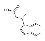 beta-methyl-1H-indole-1-propionic acid结构式