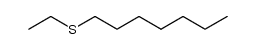 1-ethylsulfanyl-heptane Structure