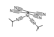 (t-C4H9NC)2Ni(NC)2CC(CN)2结构式