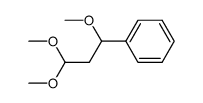 3-methoxy-3-phenyl-propionaldehyde dimethylacetal Structure