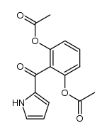2-(2',6'-dihydroxybenzoyl)pyrrole O,O-diacetate结构式