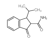 1H-Indene-2-carboxamide,2,3-dihydro-1-(1-methylethyl)-3-oxo-结构式