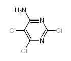 4-氨基-2,5,6-三氯嘧啶结构式