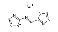 sodium 5,5'-azobis(1H-tetrazolate)结构式
