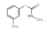 Carbamothioic acid, methyl-, S-(3-methylphenyl) ester (9CI) structure