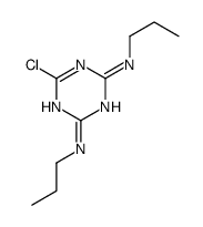 6-chloro-2-N,4-N-dipropyl-1,3,5-triazine-2,4-diamine Structure