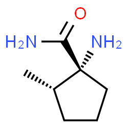 Cyclopentanecarboxamide, 1-amino-2-methyl-, (1R,2S)- (9CI)结构式